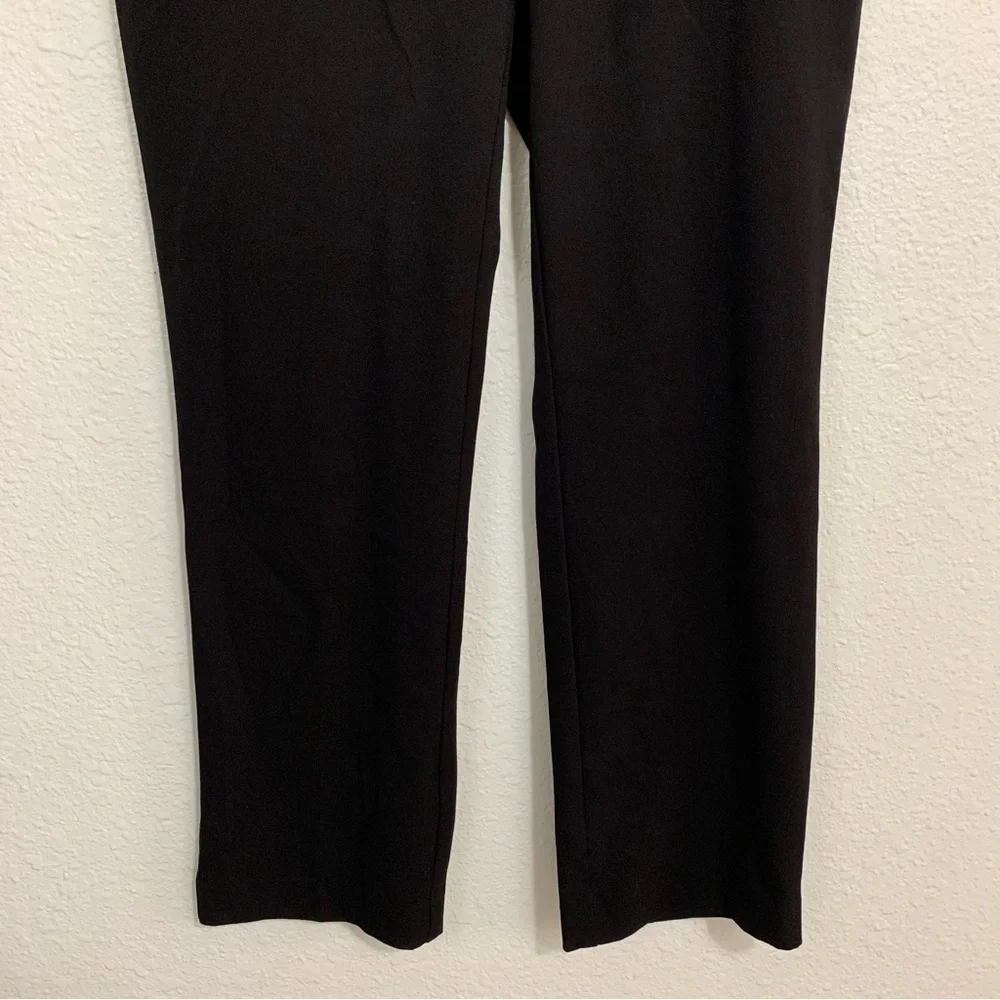 Maurices Solid Black Dress Pants Office Career Wear Size 4 Short
